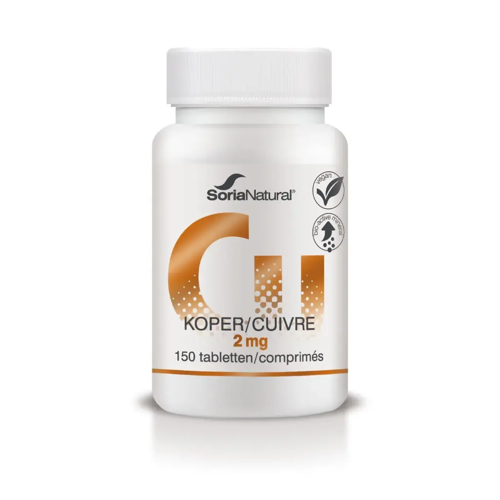 Cuivre 2 mg retard bioactif - 150 comp.