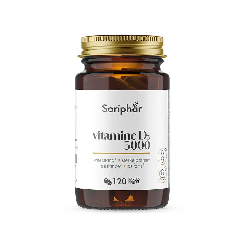 Vitamine D 3000 IU - 120 perles