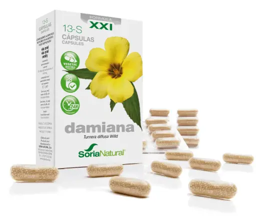 [9013XXI] 13-S Turnera diffusa XXI - 30 gél. (Damiana)